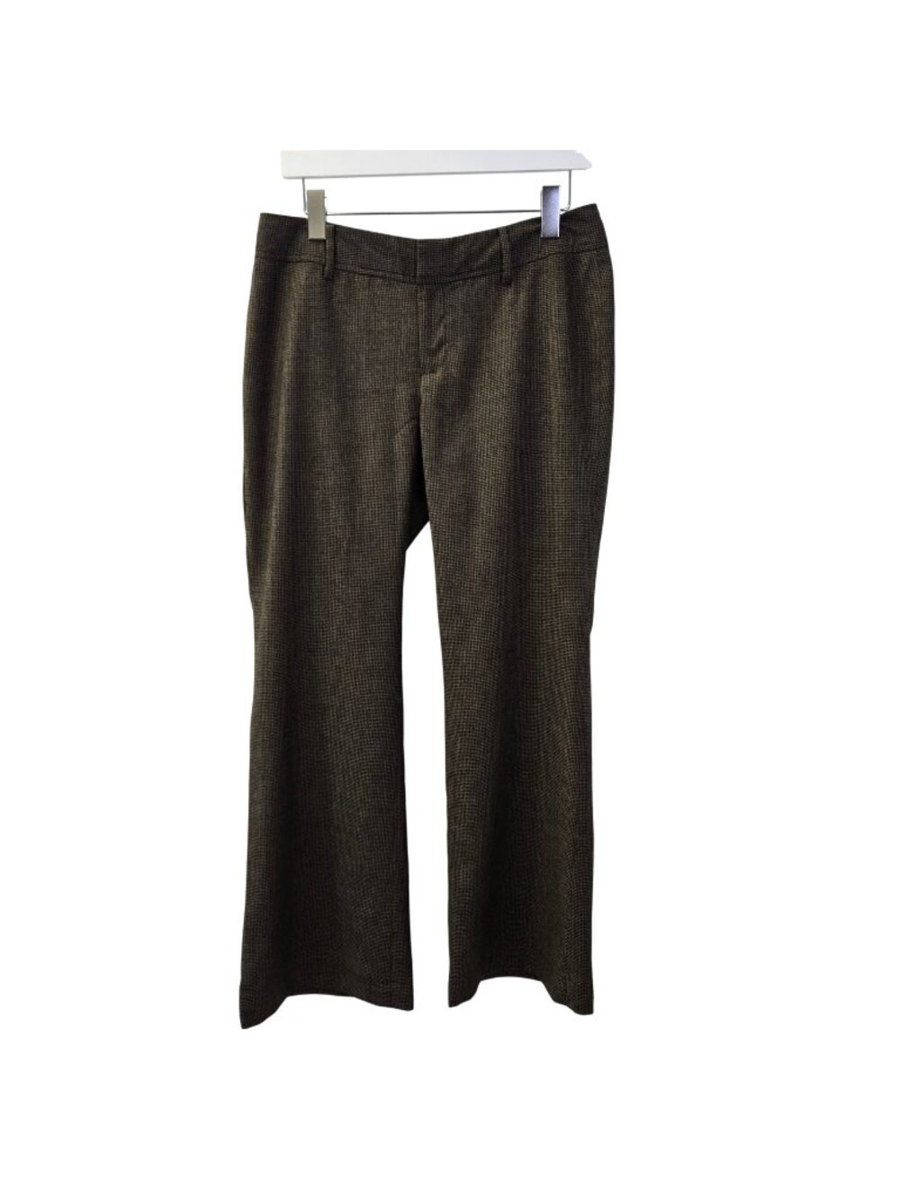 Banana Republic Martin Fit Wool Blend Stretch Flare Trouser Pants Size 8